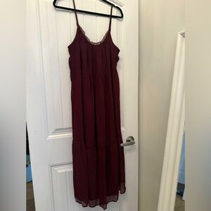 New with tags!  Gentle Fawn Hollis Burgundy Maxi Dress